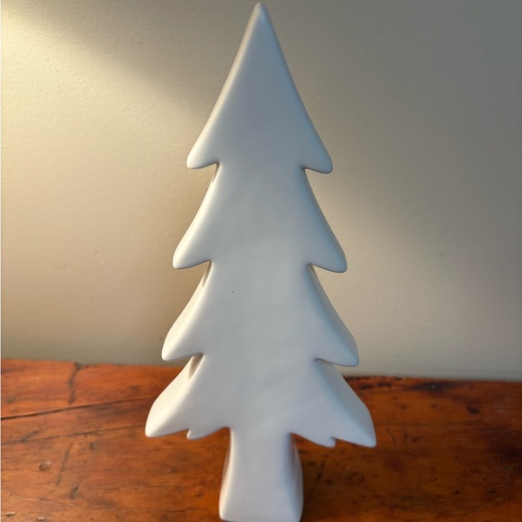 unbranded Other - Ceramic Christmas Tree White Holiday Decor 11x6”